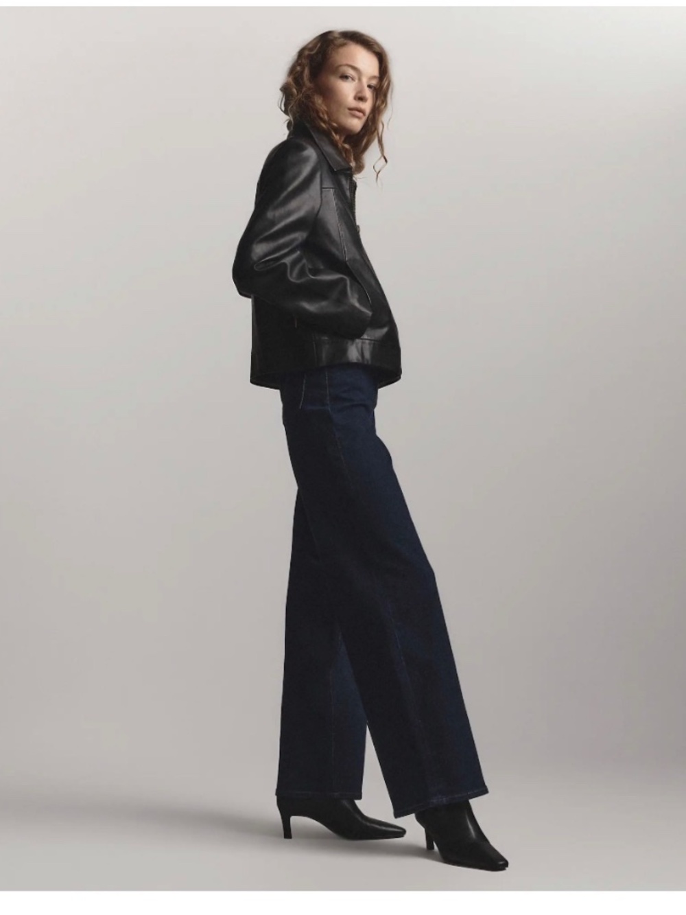 👖NWOT - QUINCE BELLA STRETCH WIDE LEG JEANS